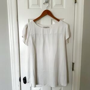 LOFT Cream Blouse for Women
